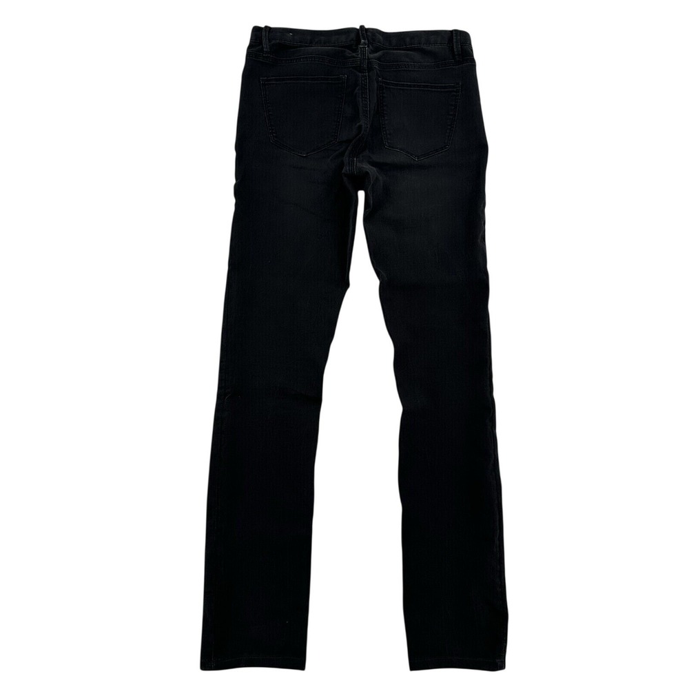 Madewell Womens 25 Legging Jeans Black Skinny Denim Mid Rise Stretch Minimalist